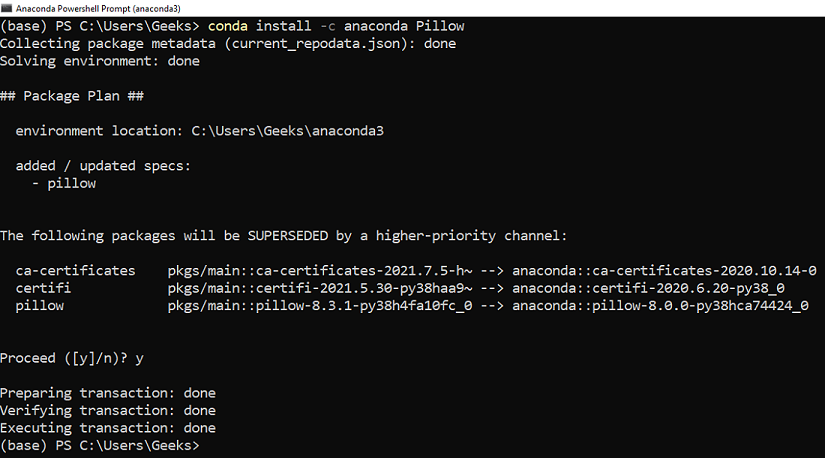 How do I install PIL on Windows?