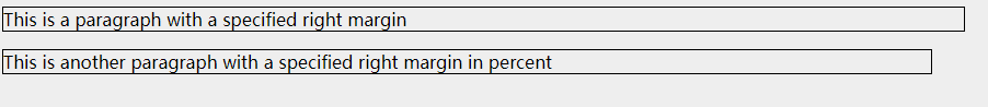 CSS Margin-right Property
