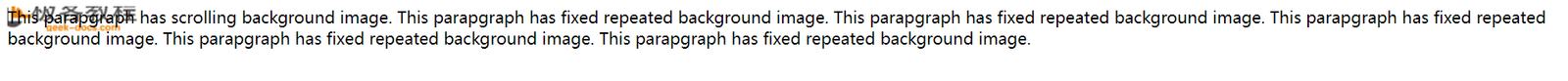 CSS backgroundAttachment property