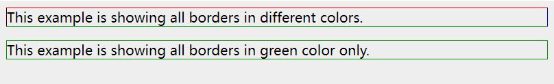 CSS border-color property