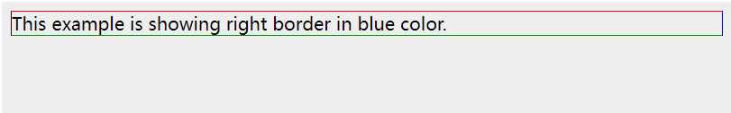 CSS border-top-color property