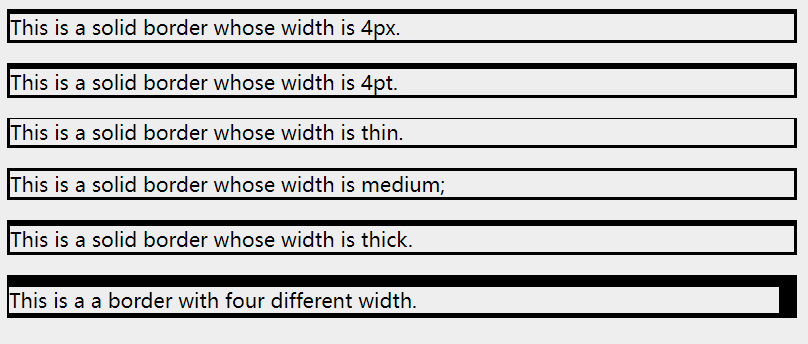 CSS border-right-width property
