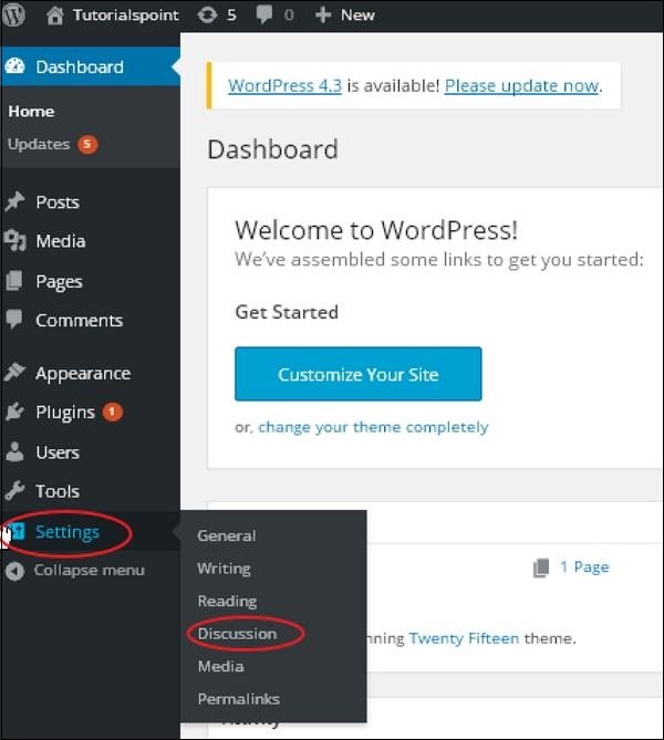 WordPress Discussion Settings