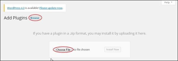 WordPress Plugin Settings
