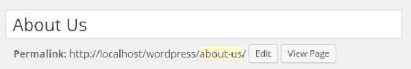 WordPress Add Page