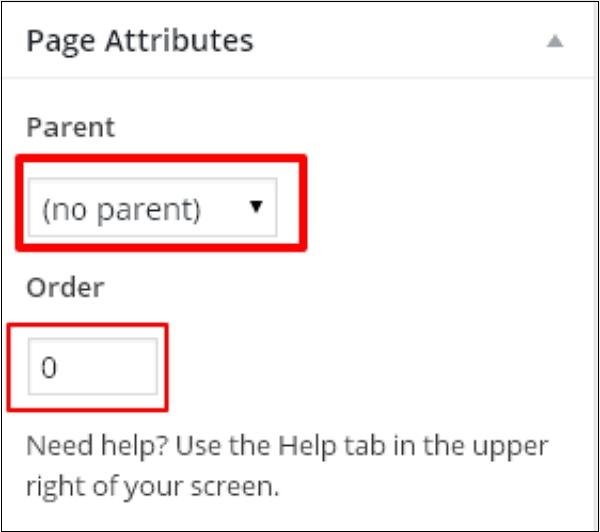 WordPress Add Page