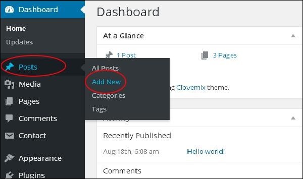 WordPress Publish Article