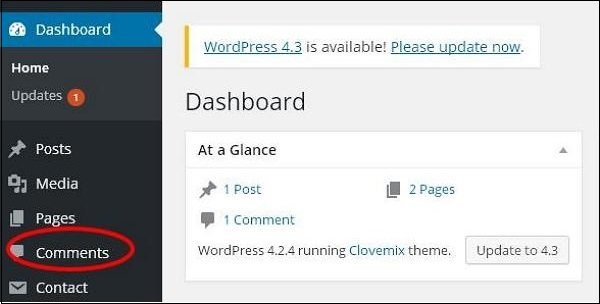 WordPress Editorial Comment