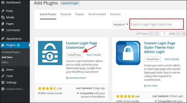 WordPress Custom Plugin