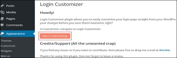 WordPress custom plug-in