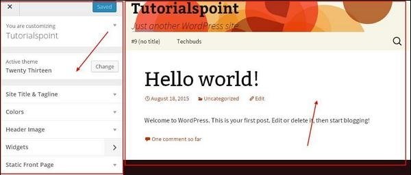 WordPress Custom Theme