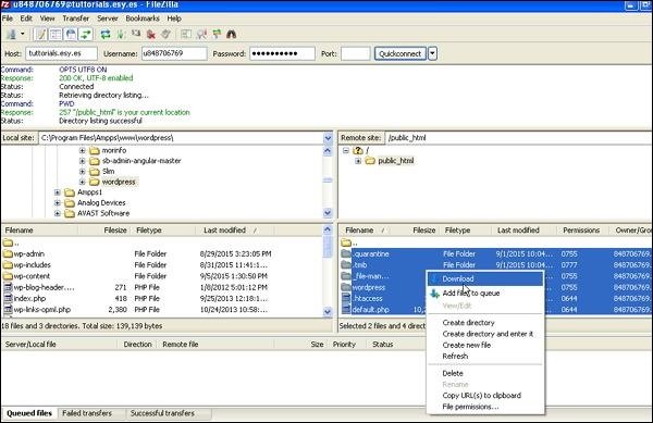 WordPress Backup & Restore