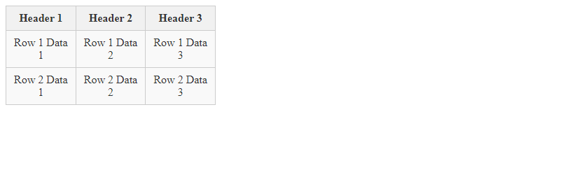 CSS Scrolling Table