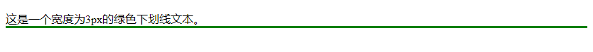 CSS Underline Tag