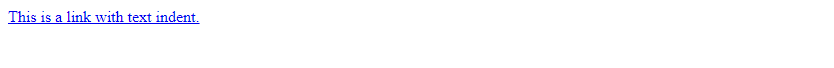 CSS text indent two characters