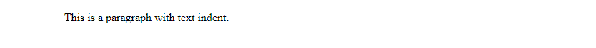 CSS text indent two characters