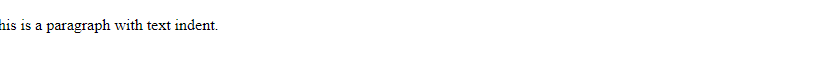 CSS Text Indent Two Characters