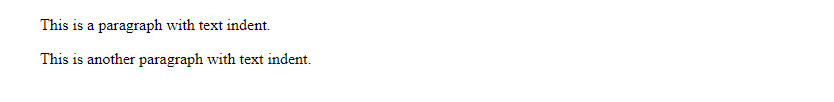 CSS Text Indent Two Characters