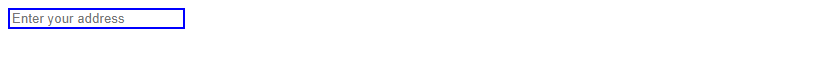 CSS input text