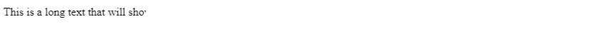 CSS Text Overflow Handling Methods