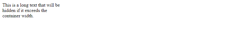 How to deal with CSS text overflow