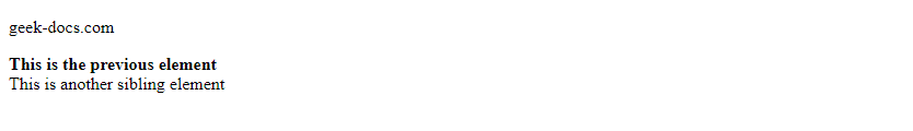 CSS selector gets the previous element